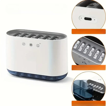 Dynamic Sound-Reactive Humidifier with LED Light & Touch Control