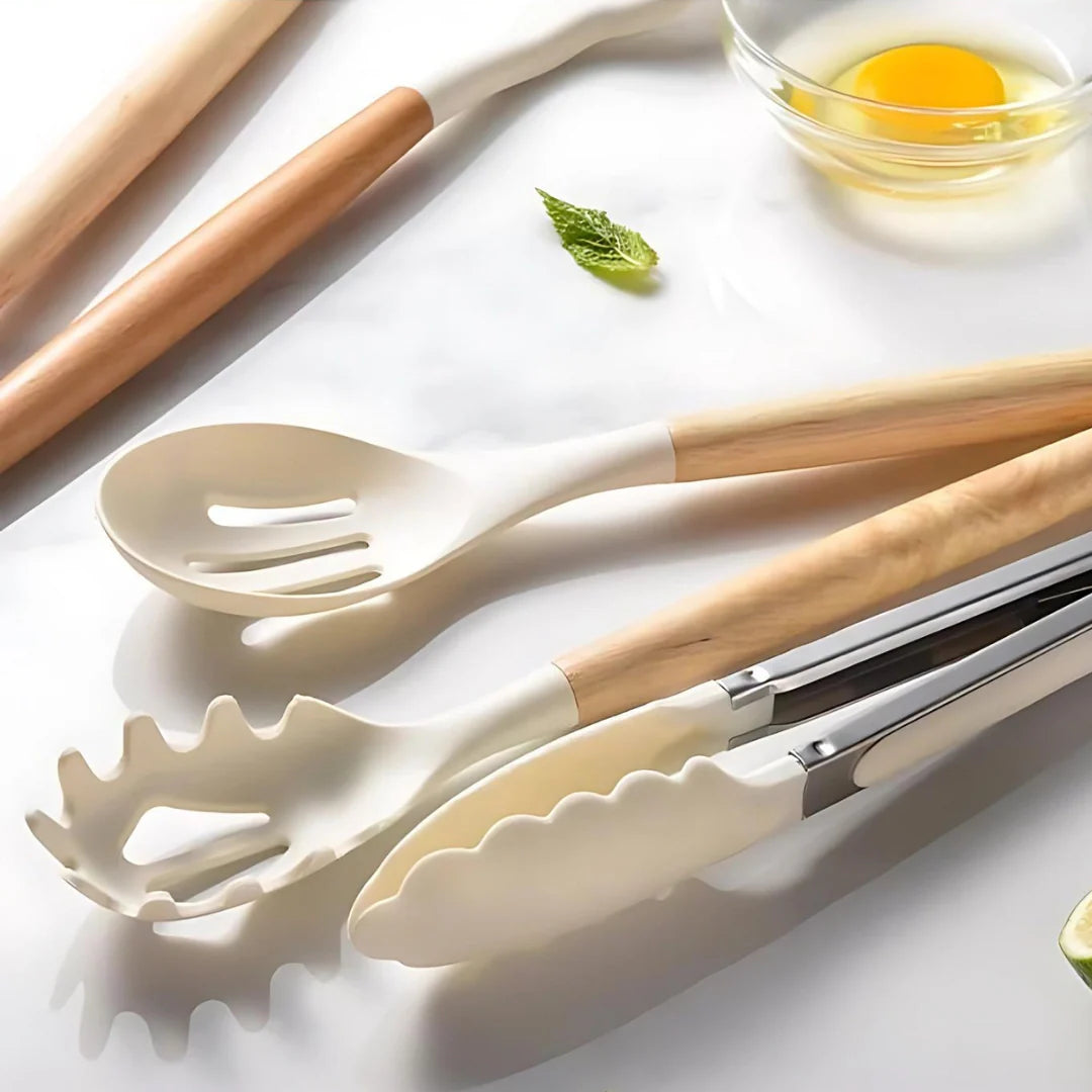 Essential Silicone Cooking Utensil Set - Versatile & Heat-Resistant