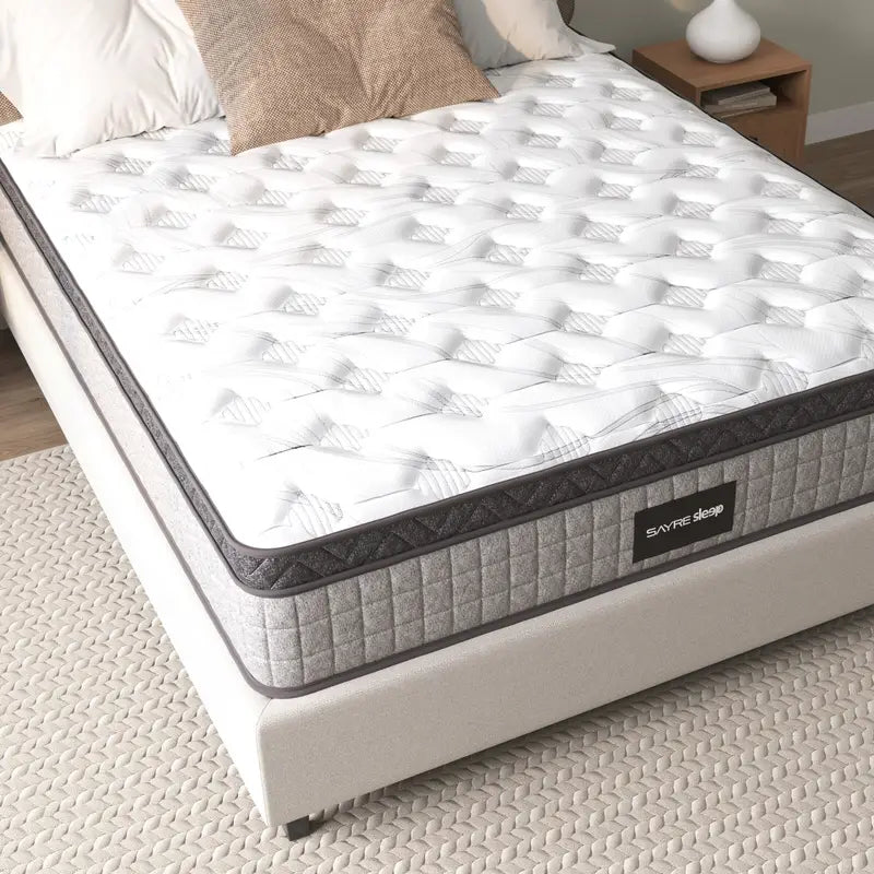 Premium Hybrid Mattress – Cooling Gel Memory Foam & Motion Isolation