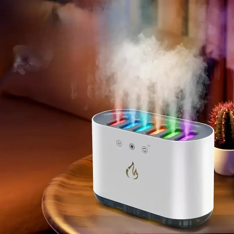 Dynamic Sound-Reactive Humidifier with LED Light & Touch Control