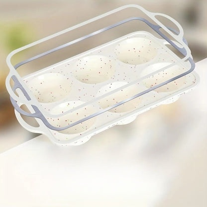 6-Cup Non-Stick Silicone Muffin Pan - BPA-Free, Oven Safe