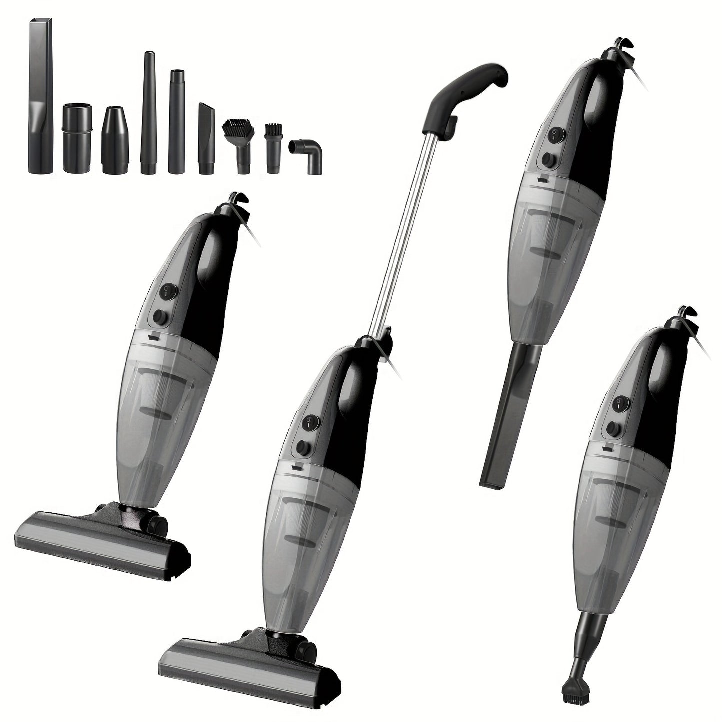 6-in-1 Corded Vacuum Cleaner - Strong Suction for Home & Pet Hair