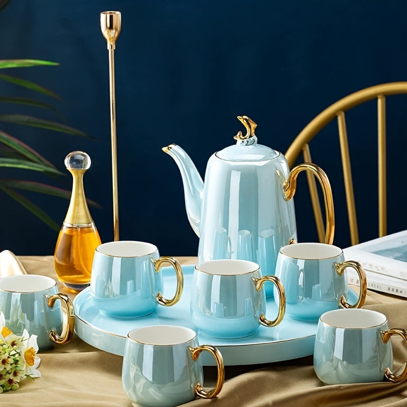 Elegant Ceramic Kettle Set - High-End Tea & Coffee Pot Collection