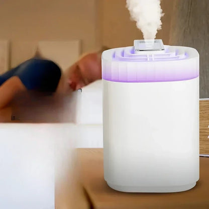 Whisper Quiet USB Humidifier with Night Light & Auto Shut-Off