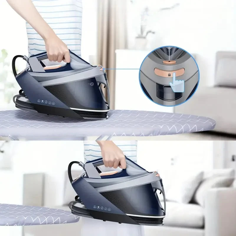 1800W Ceramic Steam Iron with LED, Auto Shut-Off & Self-Cleaning