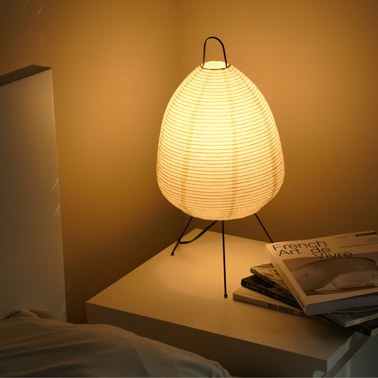 Wabi Sabi Paper Lamp - Serene Ambiance & Organic Design