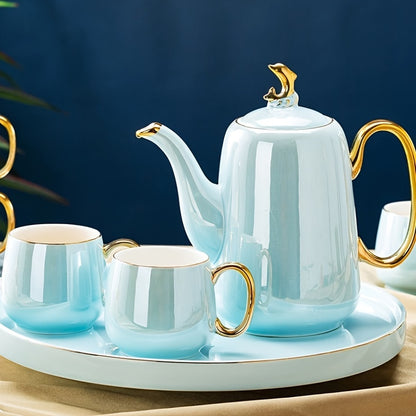 Elegant Ceramic Kettle Set - High-End Tea & Coffee Pot Collection