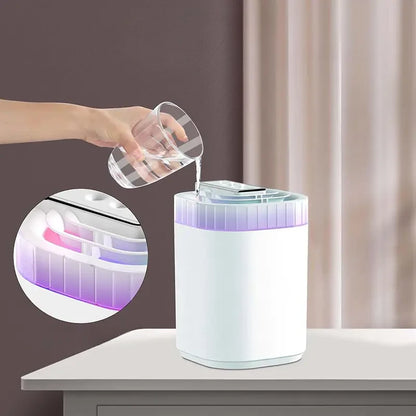 Whisper Quiet USB Humidifier with Night Light & Auto Shut-Off