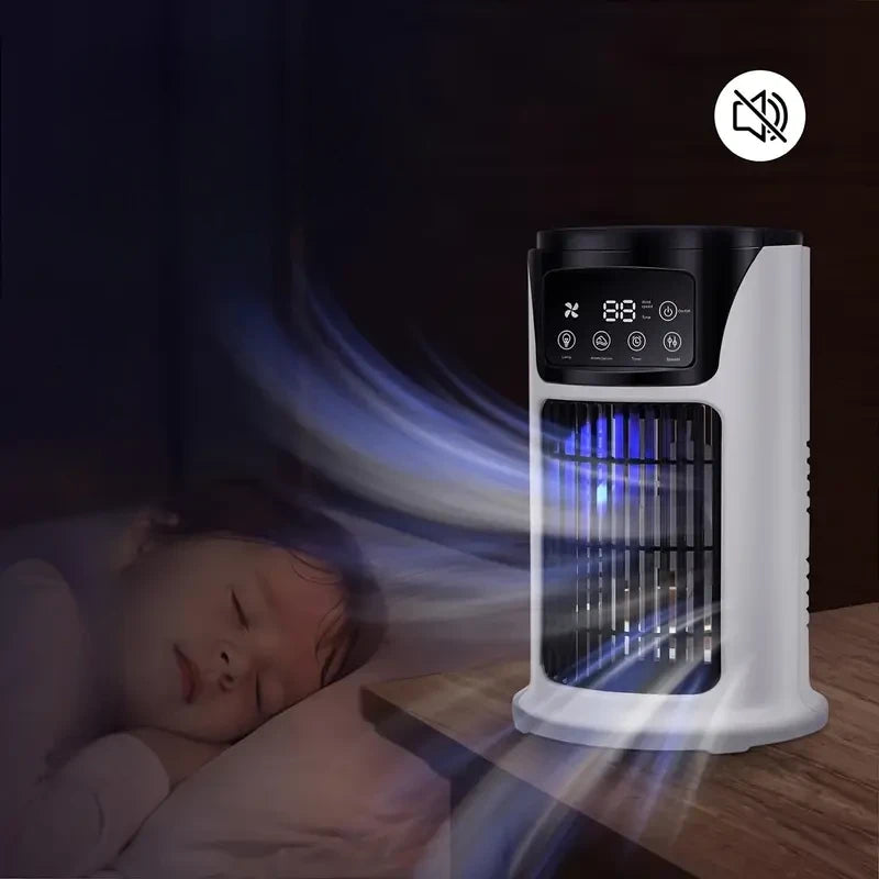 3-in-1 USB Portable Air Conditioner & Humidifier Fan