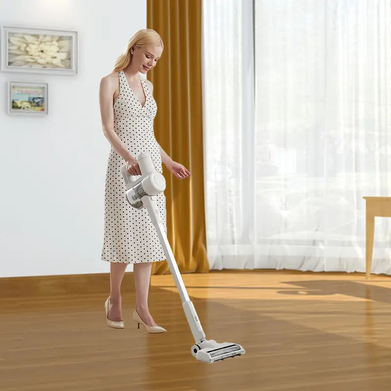 Rechargeable Cordless Vacuum – LED & Powerful Suction for Home Cleaning