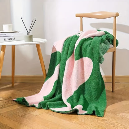 Cozy Nordic Knit Blanket - Soft, Warm All-Season Throw for Home